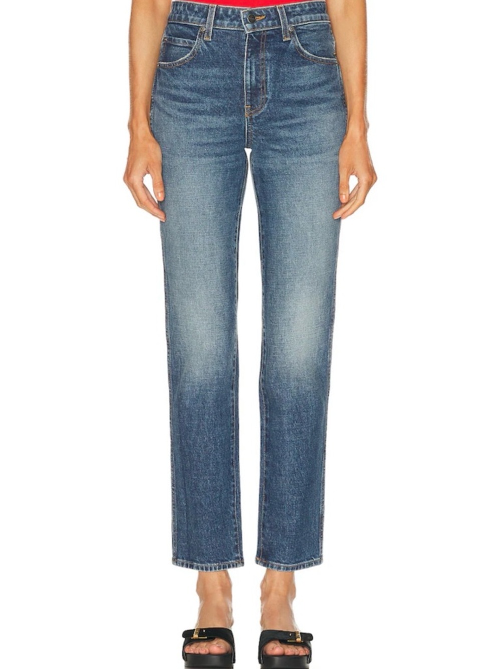 * NEW KHAITE Viv Straight Leg BT